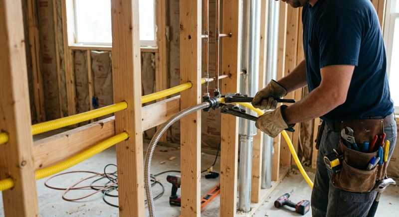 Csst Plumbing Installation in Annapolis, MD