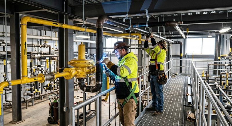 Commercial Gas Piping in Austin, TX