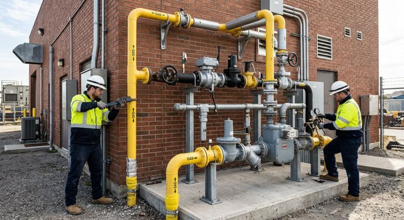 Commercial Gas Piping in Fredericksburg, VA