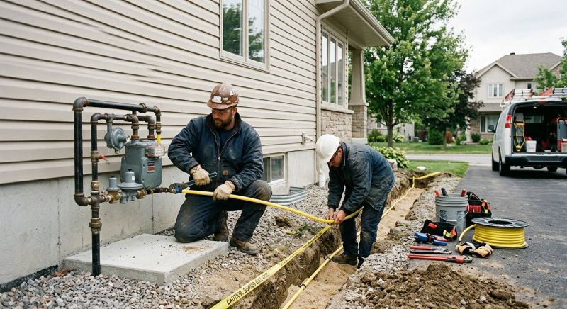 Gas Line Plumbing in Fredericksburg, VA