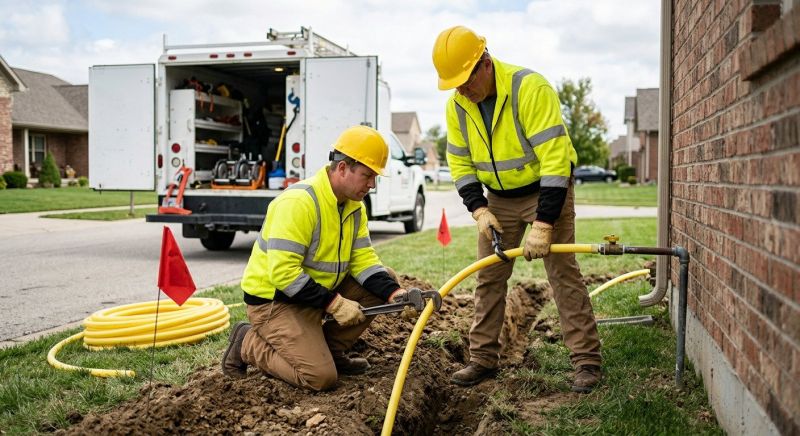 Underground Gas Line Service in Annapolis, MD